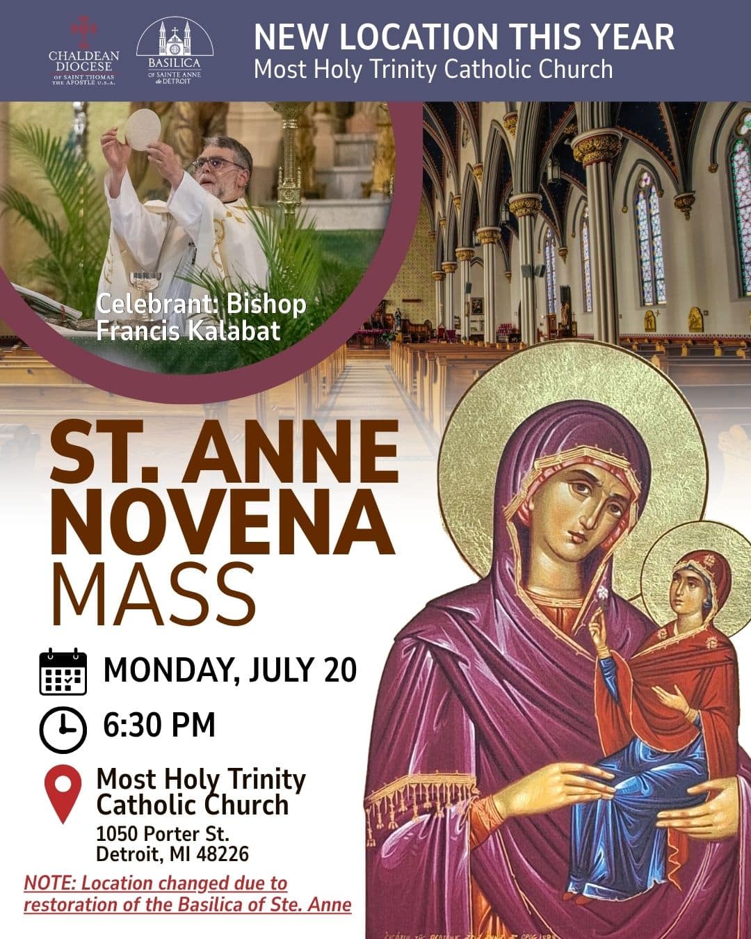 2026 St Anne Novena Mass
