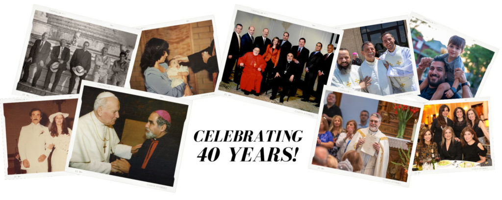 Chaldean Catholic Diocese Bishop's Dinner - 40 Years Collage