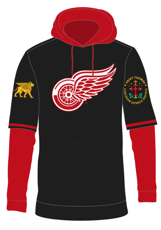 Chaldean Heritage Night Red Wings Hoodie